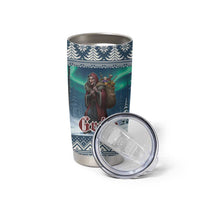 Iceland Christmas Tumbler Cup Icelandic Gryla Evil Mother of Yule Lads - Wonder Print Shop