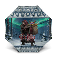 Iceland Christmas Umbrella Icelandic Gryla Evil Mother of Yule Lads - Wonder Print Shop