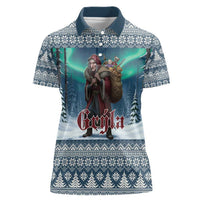 Iceland Christmas Women Polo Shirt Icelandic Gryla Evil Mother of Yule Lads LT19