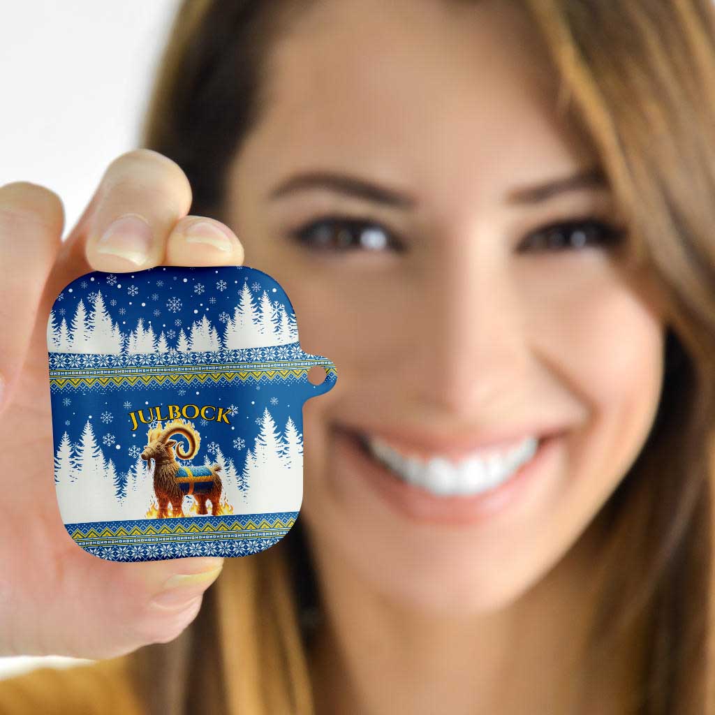 Sweden Christmas AirPods Case Julbock  Yule Goat - Wonder Print Shop