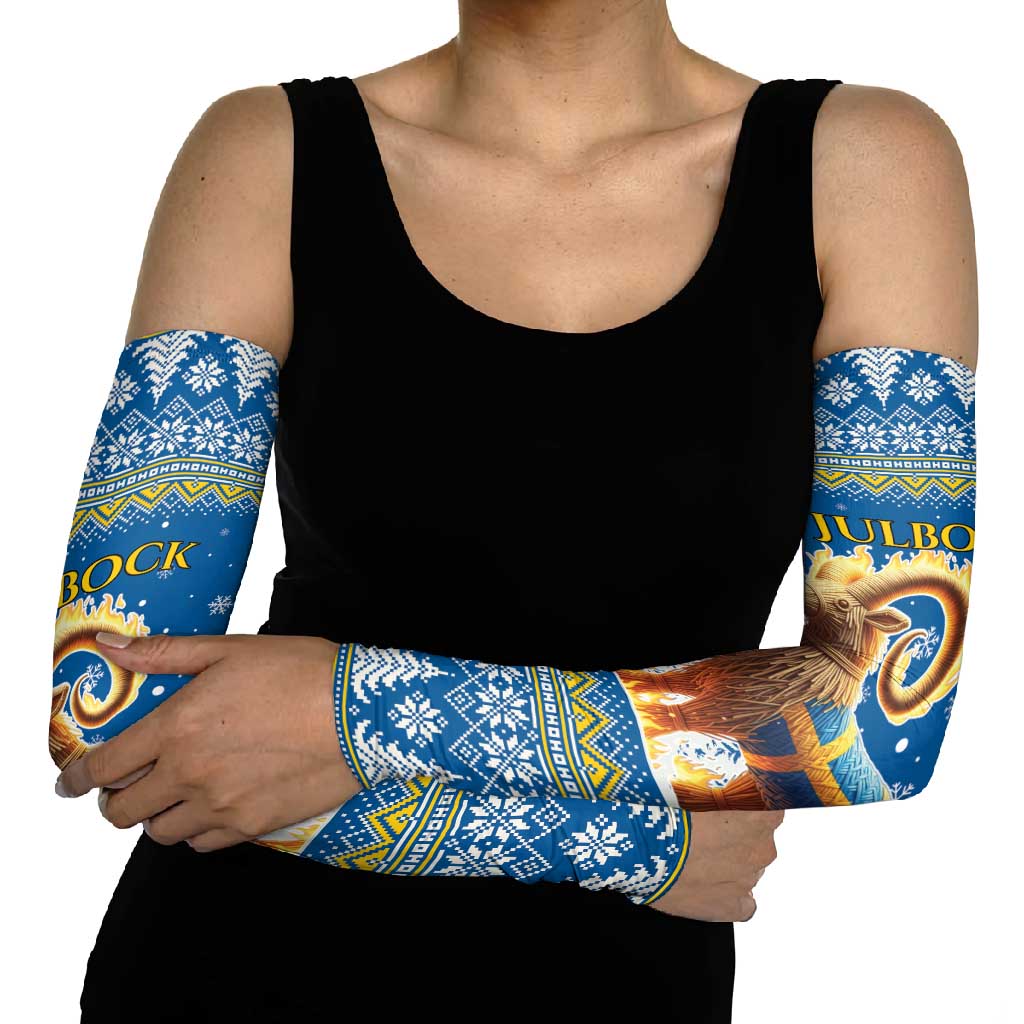 Sweden Christmas Arm Sleeves Julbock  Yule Goat - Wonder Print Shop
