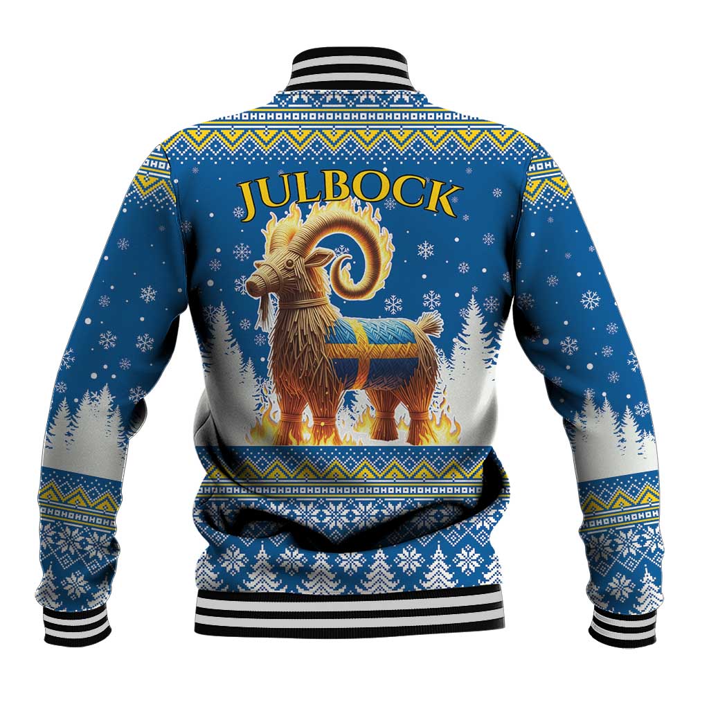 Sweden Christmas Baseball Jacket Julbock Yule Goat LT19