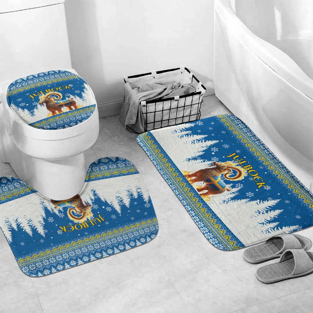 Sweden Christmas Bathroom Set Julbock  Yule Goat - Wonder Print Shop