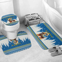 Sweden Christmas Bathroom Set Julbock  Yule Goat - Wonder Print Shop