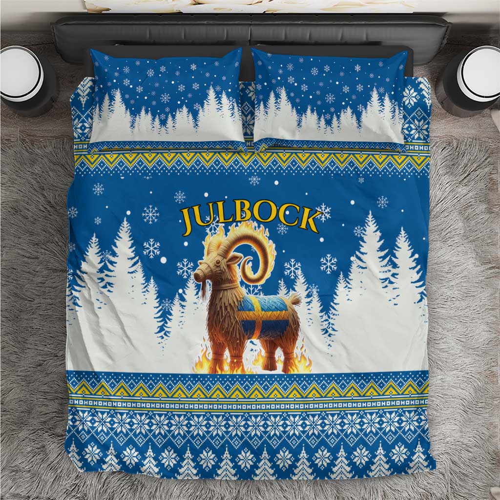 Sweden Christmas Bedding Set Julbock  Yule Goat - Wonder Print Shop