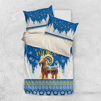 Sweden Christmas Bedding Set Julbock  Yule Goat - Wonder Print Shop