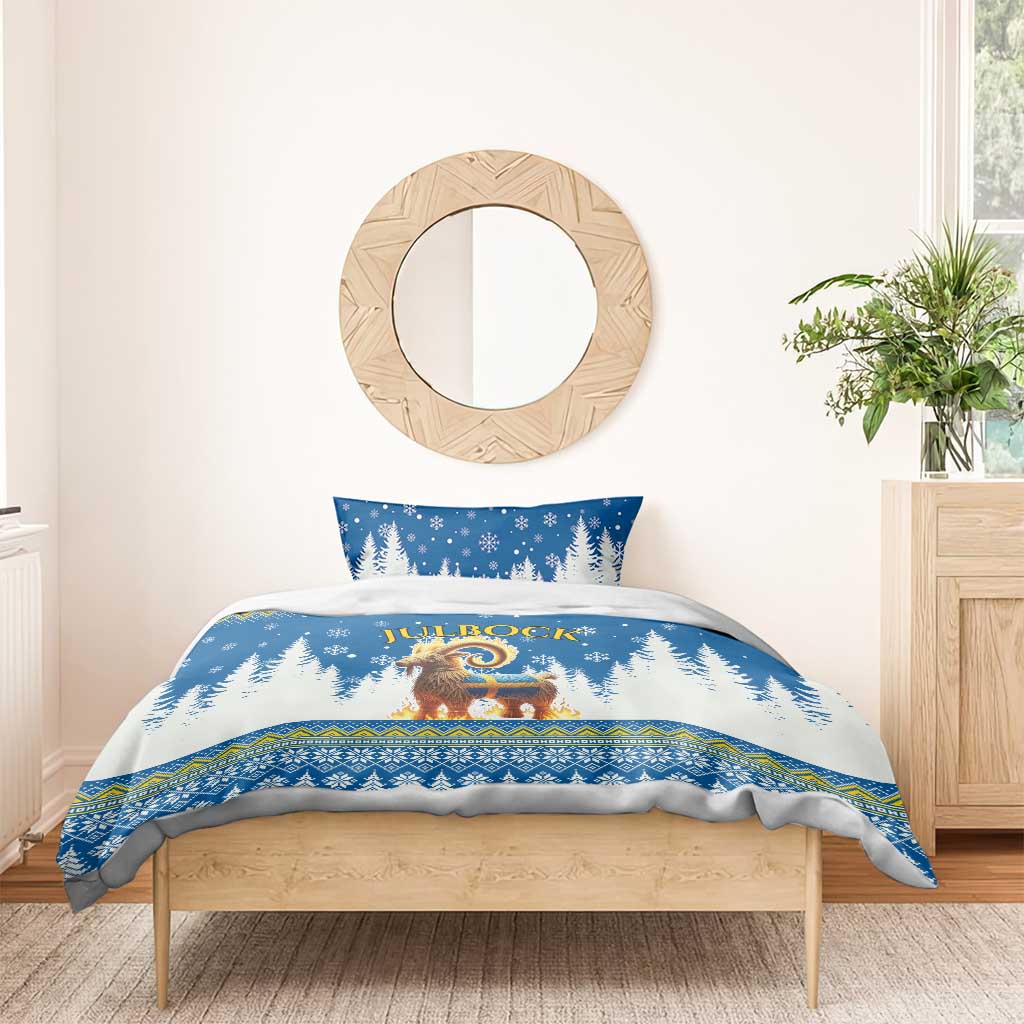 Sweden Christmas Bedding Set Julbock  Yule Goat - Wonder Print Shop