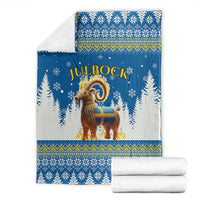 Sweden Christmas Blanket Julbock  Yule Goat - Wonder Print Shop