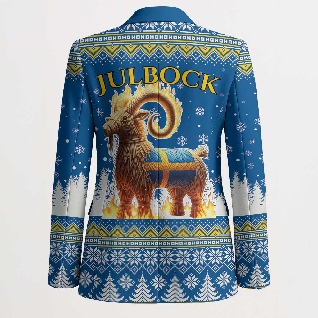 Sweden Christmas Blazer Julbock Yule Goat LT19