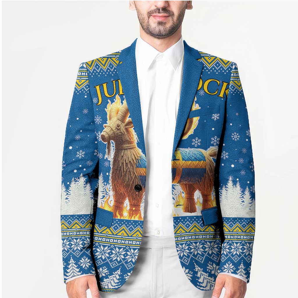 Sweden Christmas Blazer Julbock Yule Goat LT19