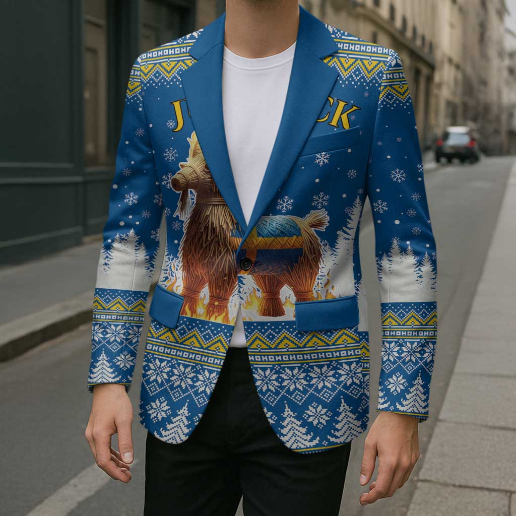 Sweden Christmas Blazer Julbock Yule Goat LT19
