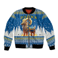 Sweden Christmas Bomber Jacket Julbock Yule Goat LT19