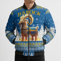 Sweden Christmas Bomber Puffer Jacket Julbock Yule Goat LT19