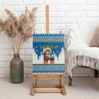 Sweden Christmas Canvas Wall Art Julbock  Yule Goat - Wonder Print Shop