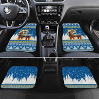 Sweden Christmas Car Mats Julbock  Yule Goat - Wonder Print Shop