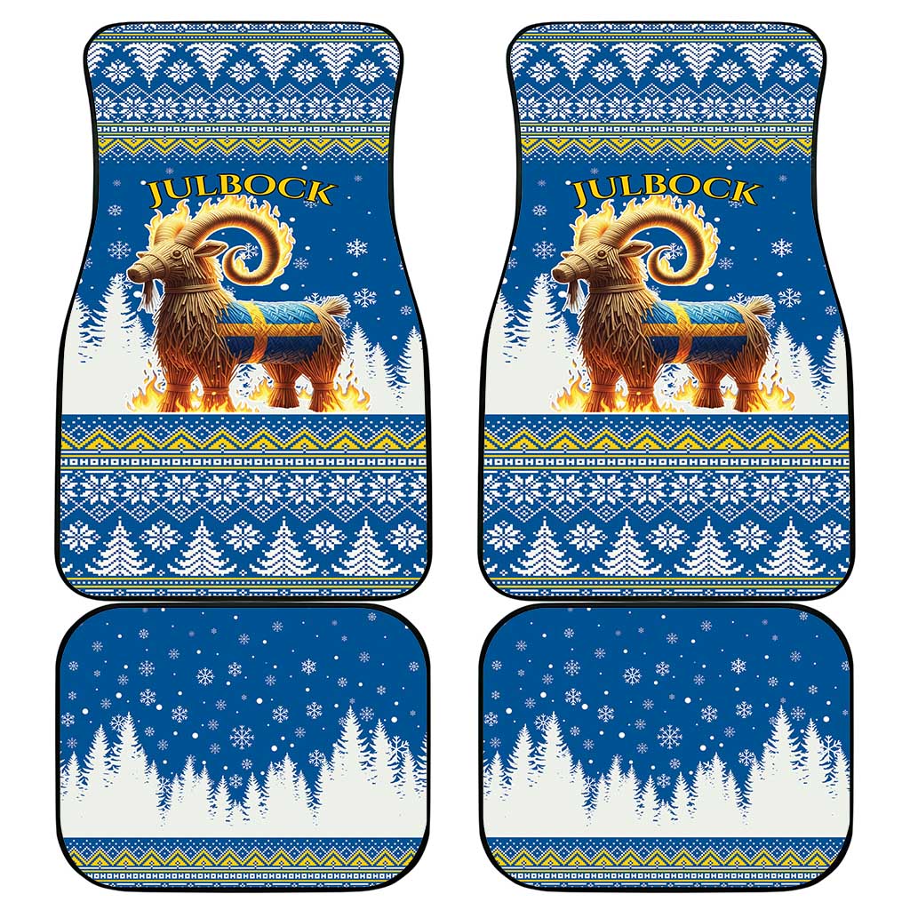 Sweden Christmas Car Mats Julbock  Yule Goat - Wonder Print Shop