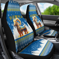 Sweden Christmas Car Seat Cover Julbock  Yule Goat - Wonder Print Shop