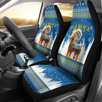 Sweden Christmas Car Seat Cover Julbock  Yule Goat - Wonder Print Shop