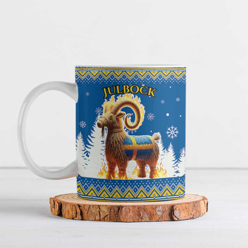 Sweden Christmas Ceramic Mug Julbock  Yule Goat - Wonder Print Shop