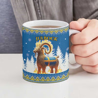 Sweden Christmas Ceramic Mug Julbock  Yule Goat - Wonder Print Shop