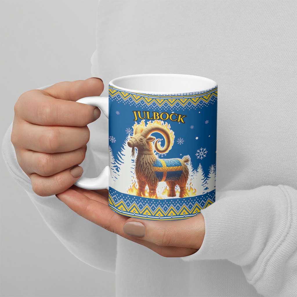 Sweden Christmas Ceramic Mug Julbock  Yule Goat - Wonder Print Shop