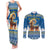 Sweden Christmas Couples Matching Tank Maxi Dress and Long Sleeve Button Shirt Julbock Yule Goat LT19