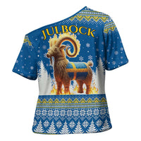 Sweden Christmas Cross Shoulder Shirt Julbock Yule Goat LT19