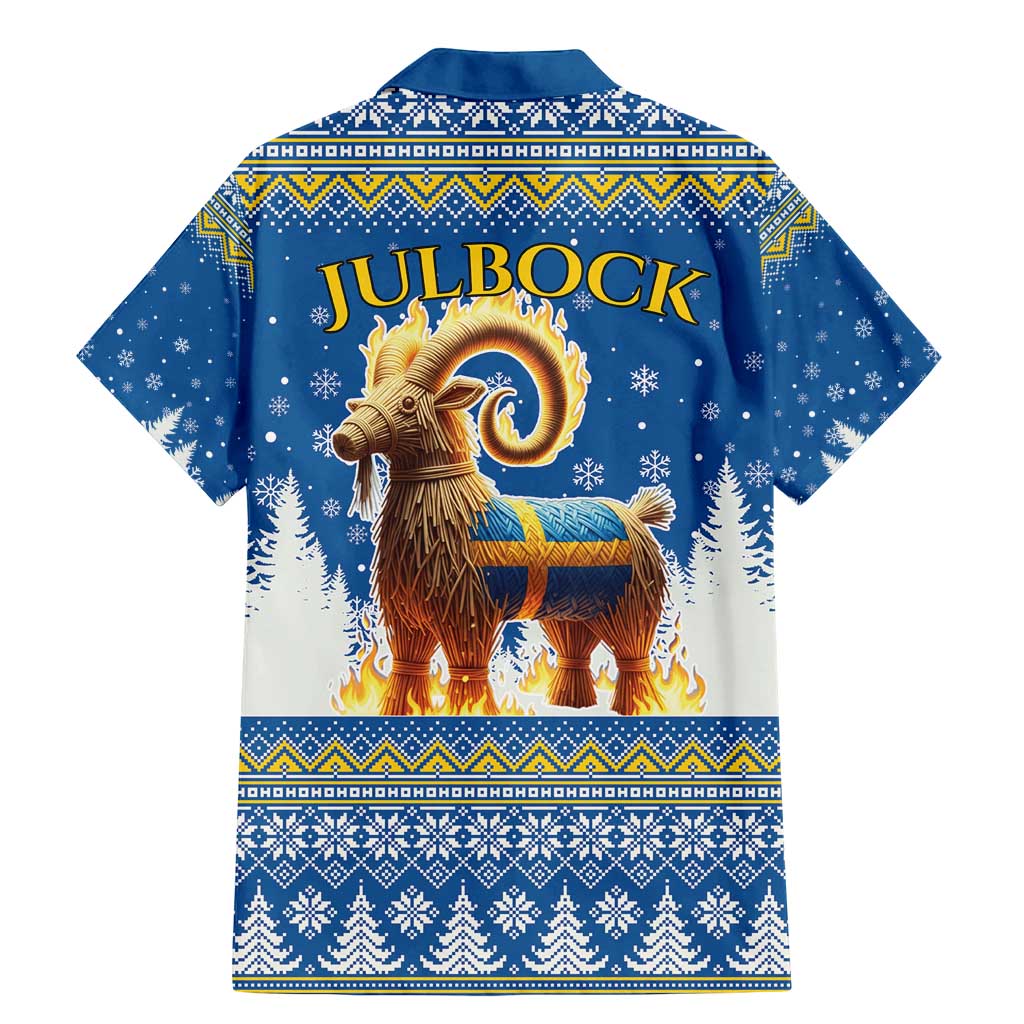 Sweden Christmas Family Matching Mermaid Dress and Hawaiian Shirt Julbock Yule Goat LT19