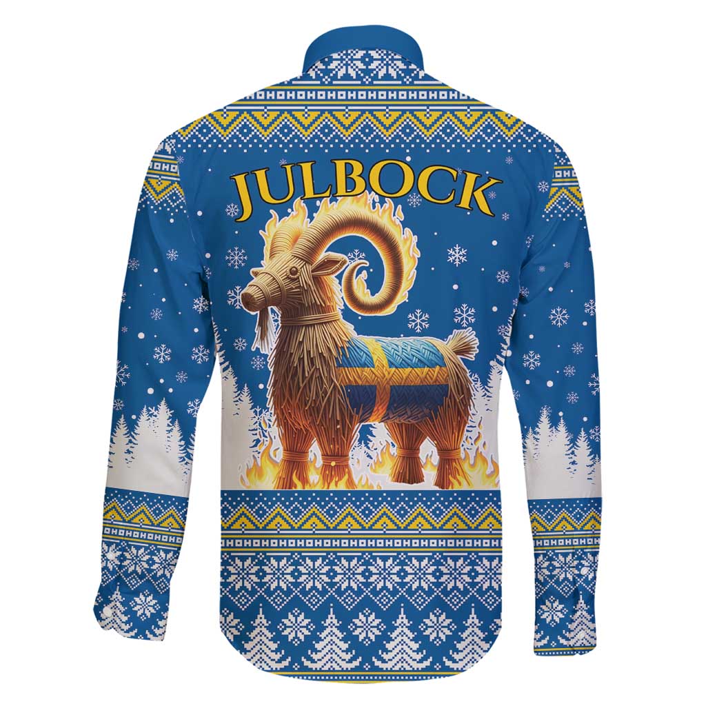Sweden Christmas Family Matching Off Shoulder Short Dress and Hawaiian Shirt Julbock Yule Goat LT19