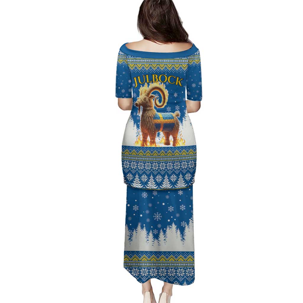 Sweden Christmas Family Matching Puletasi and Hawaiian Shirt Julbock Yule Goat LT19