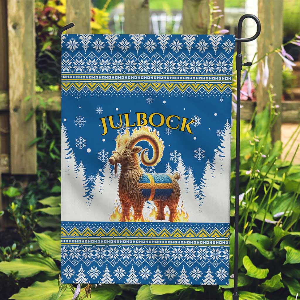 Sweden Christmas Garden Flag Julbock  Yule Goat - Wonder Print Shop