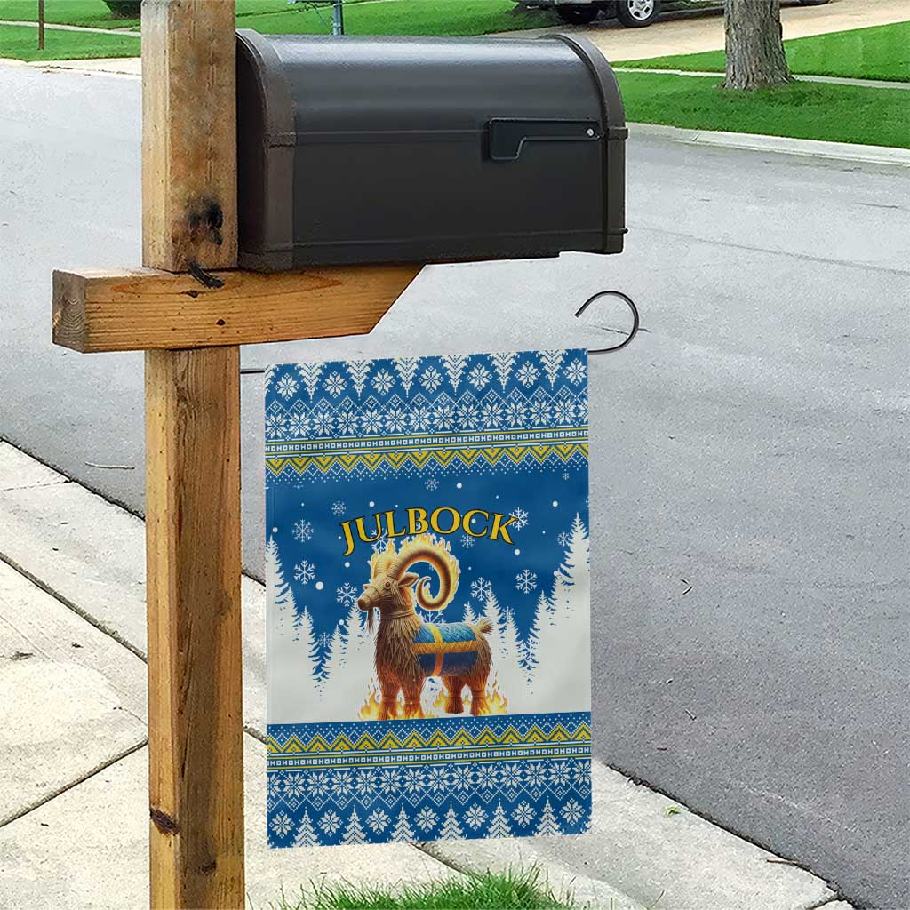 Sweden Christmas Garden Flag Julbock  Yule Goat - Wonder Print Shop