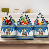 Sweden Christmas Grocery Bag Julbock  Yule Goat - Wonder Print Shop