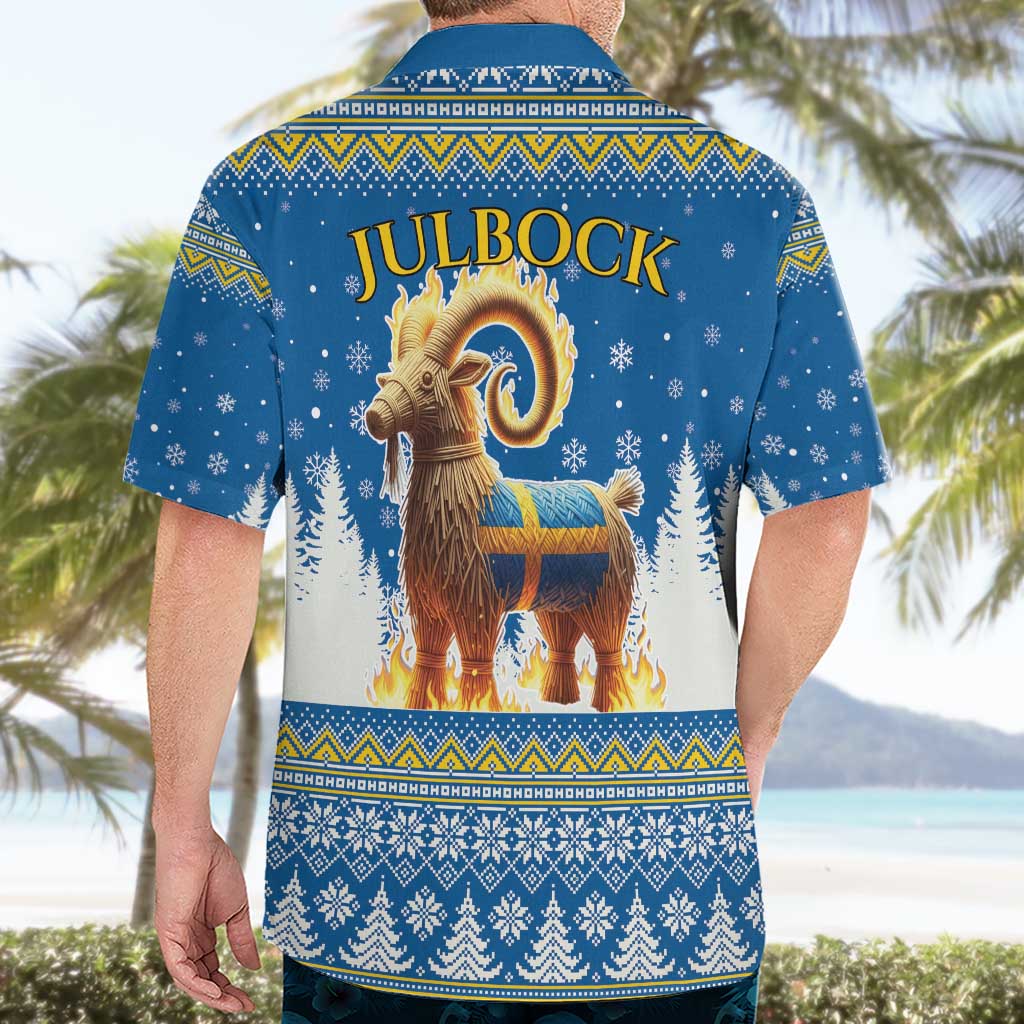 Sweden Christmas Hawaiian Shirt Julbock Yule Goat LT19