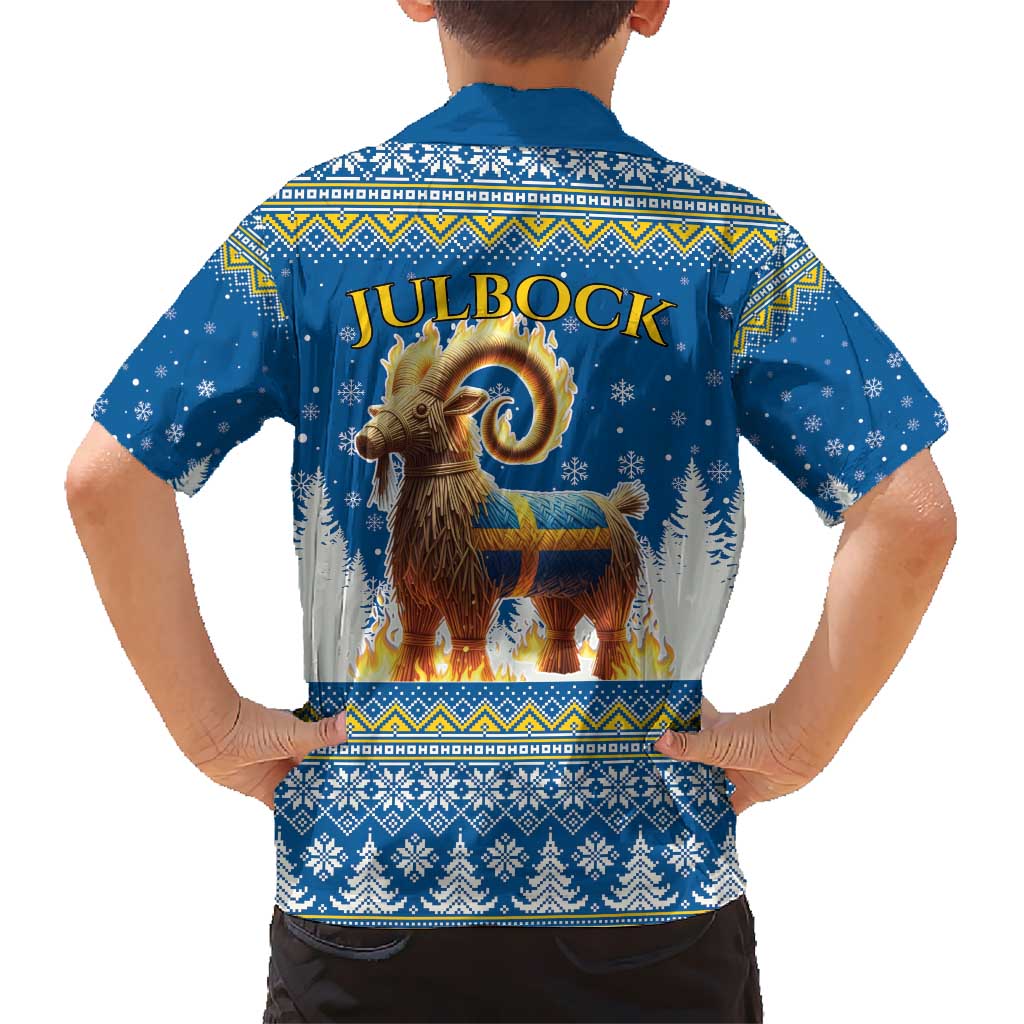 Sweden Christmas Hawaiian Shirt Julbock Yule Goat LT19