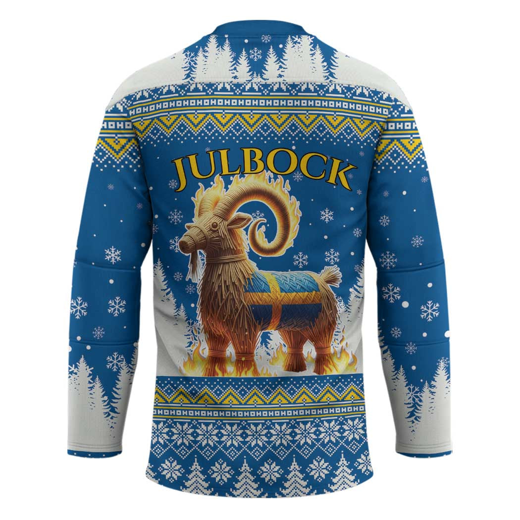 Sweden Christmas Hockey Jersey Julbock Yule Goat LT19