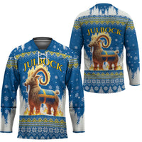 Sweden Christmas Hockey Jersey Julbock Yule Goat LT19