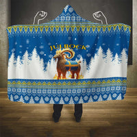 Sweden Christmas Hooded Blanket Julbock  Yule Goat - Wonder Print Shop