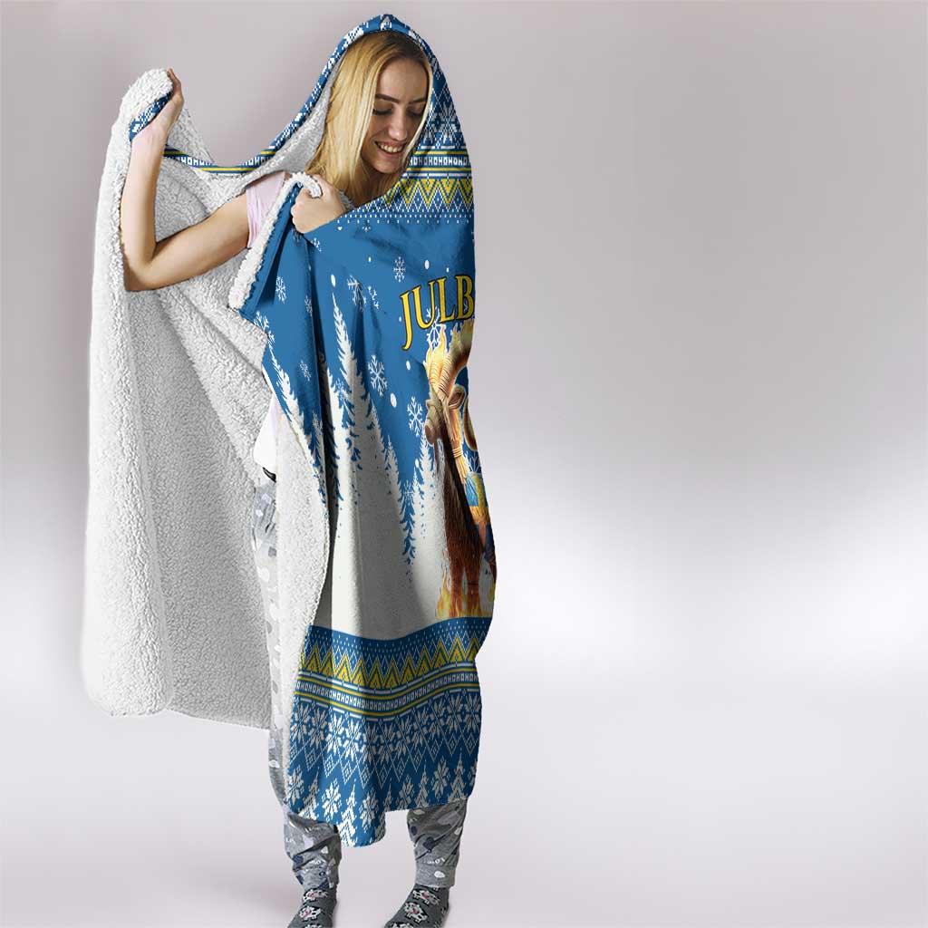 Sweden Christmas Hooded Blanket Julbock  Yule Goat - Wonder Print Shop