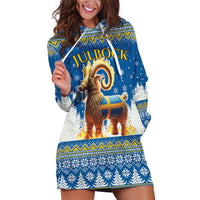 Sweden Christmas Hoodie Dress Julbock Yule Goat LT19