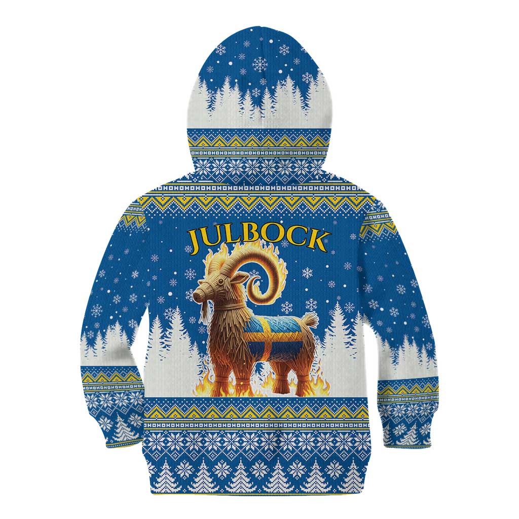 Sweden Christmas Kid Hoodie Julbock Yule Goat LT19