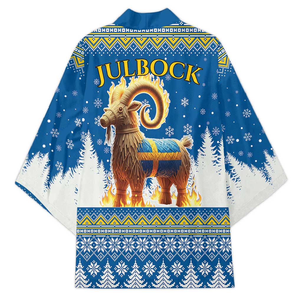 Sweden Christmas Kimono Julbock Yule Goat LT19