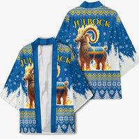 Sweden Christmas Kimono Julbock Yule Goat LT19