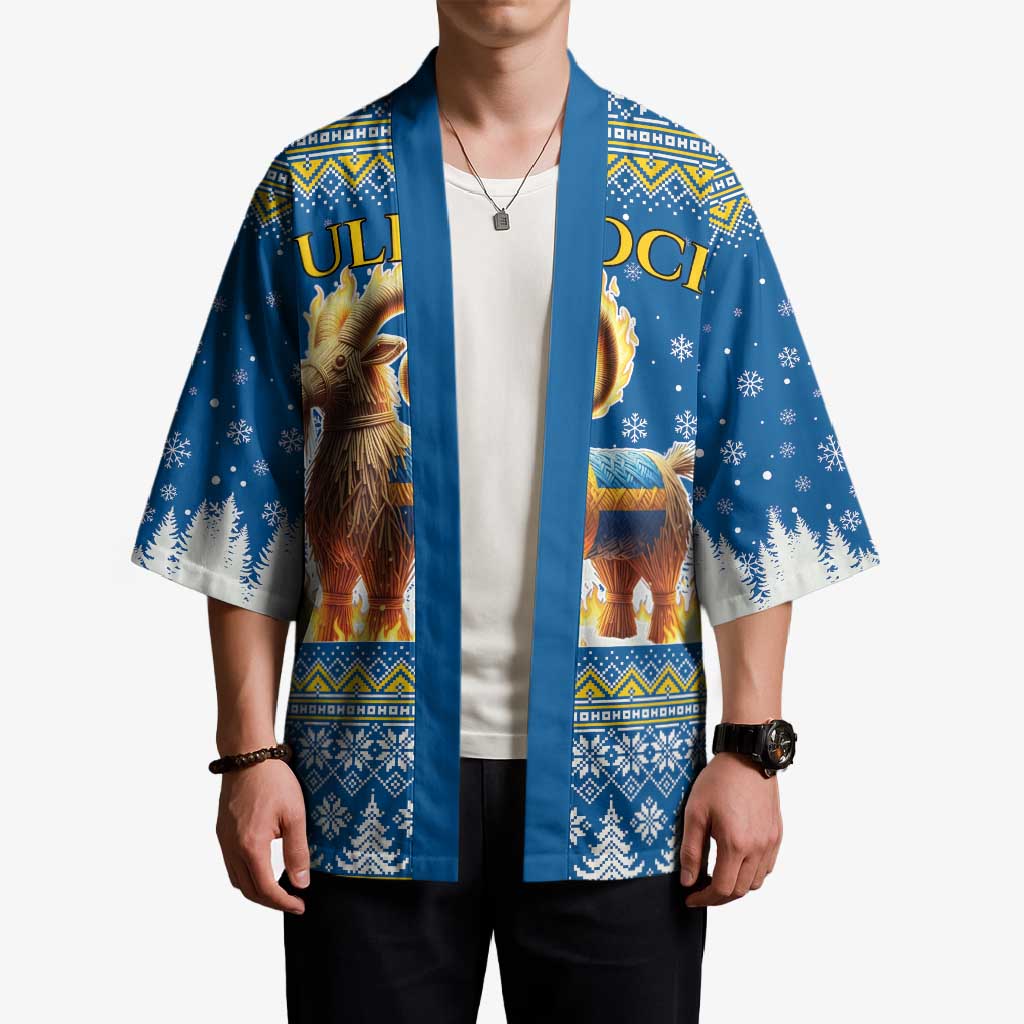 Sweden Christmas Kimono Julbock Yule Goat LT19