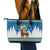Sweden Christmas Leather Tote Bag Julbock  Yule Goat - Wonder Print Shop