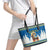 Sweden Christmas Leather Tote Bag Julbock  Yule Goat - Wonder Print Shop