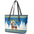 Sweden Christmas Leather Tote Bag Julbock  Yule Goat - Wonder Print Shop
