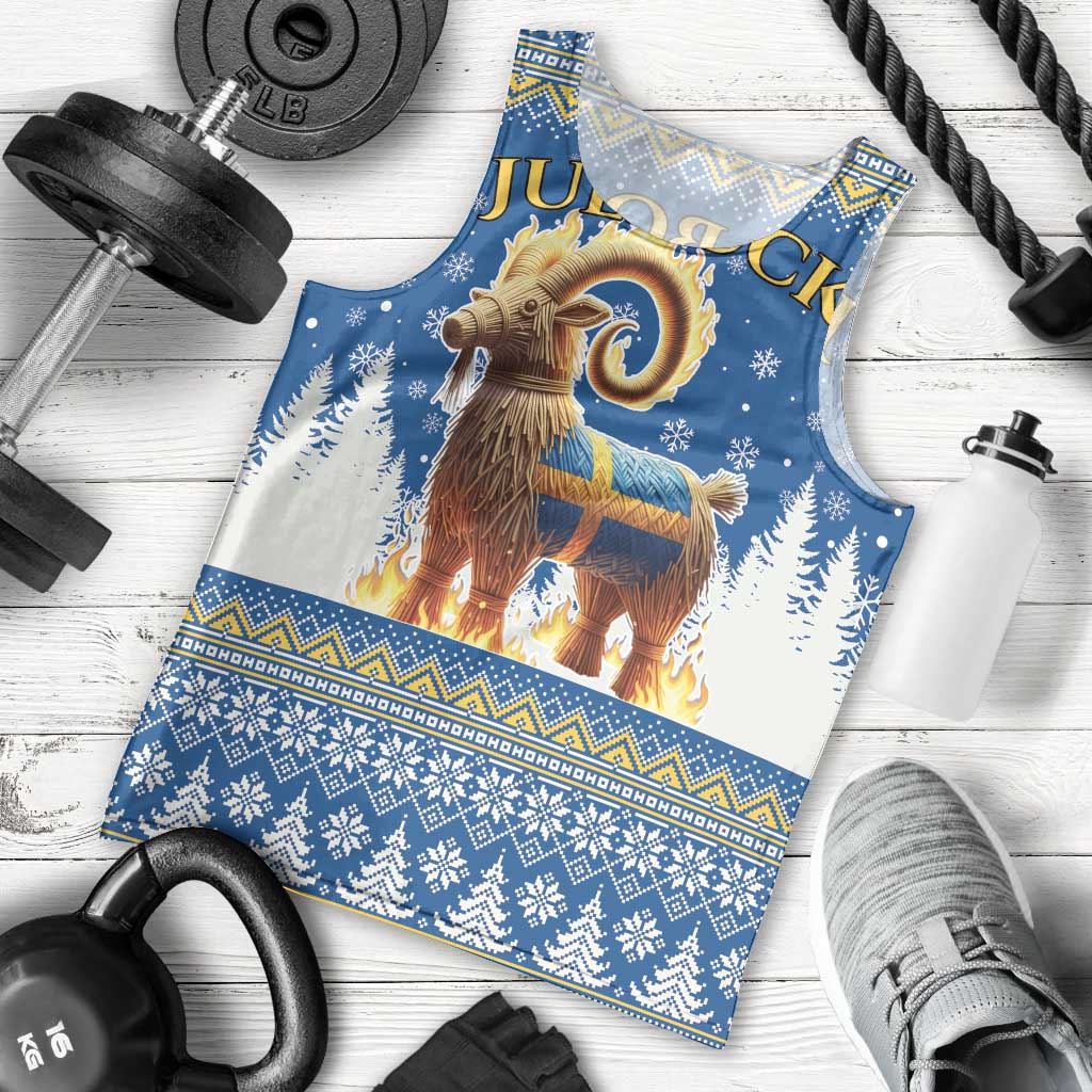 Sweden Christmas Men Tank Top Julbock Yule Goat LT19