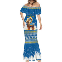 Sweden Christmas Mermaid Dress Julbock Yule Goat LT19