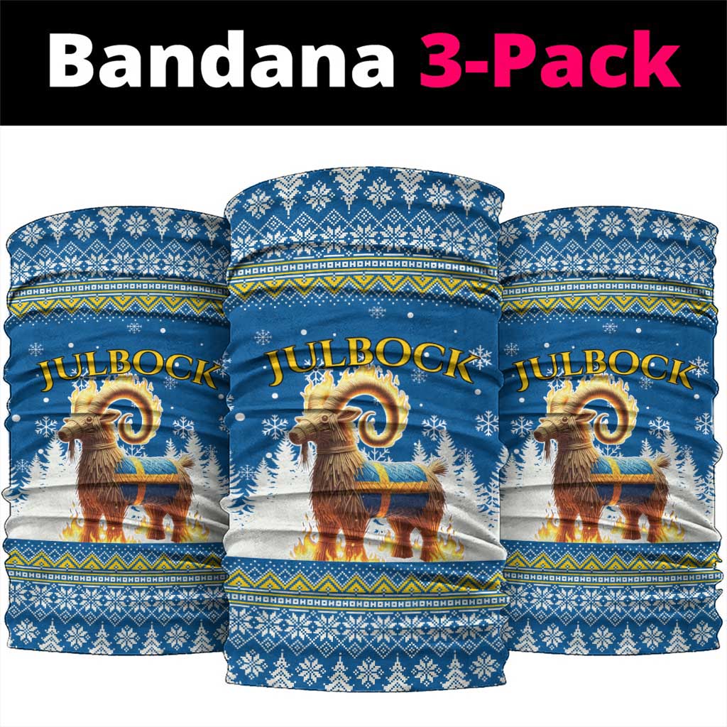 Sweden Christmas Neck Gaiter Julbock  Yule Goat - Wonder Print Shop